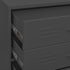 Lady Jillian -  Chest of Drawers Anthracite 80x35x101,5 cm Steel